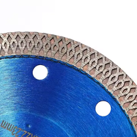 Vente flash Lame de scie turbo diamantée de 150 mm - Disque de coupe à sec/humide avec mandrin de 7/8 pouces pour le granit