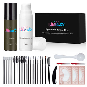 Kit de tinte de <span class=keywords><strong>cejas</strong></span> DIY al por mayor, kit de tinte de <span class=keywords><strong>cejas</strong></span> líquido híbrido profesional, kit de pestañas y <span class=keywords><strong>cejas</strong></span> de larga duración personalizado con tinte - Product Image 2