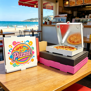 <span class=keywords><strong>Caja</strong></span> de Pizza Portátil Resistente con Revestimiento de Aluminio para Suministros de Restaurantes SP4390 - Product Image 1