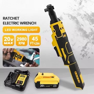 <span class=keywords><strong>20V</strong></span> Không Dây Một Tay Hoạt Động <span class=keywords><strong>Lithium</strong></span>-Ion Điện Ratchet Set 3/8 "Ổ Đĩa Cho Ô Tô & DIY Pin Powered Cờ Lê - Product Image 4