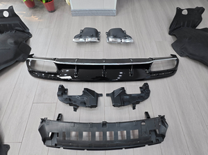 Kit Carrozzeria Perfetto per Mercedes-Benz W217/C217 Classe S Coupé, Aggiornamento a S65 <span class=keywords><strong>AMG</strong></span> con Griglia Anteriore e <span class=keywords><strong>Paraurti</strong></span> Posteriore - Product Image 4