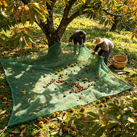 Olijven-, appel- en notenoogstnetten - Lichtgewicht HDPE UV-materiaal, vormgeving & snijwerk, fruitopvang