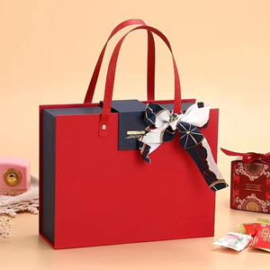 Deluxe Magnetic đóng ngăn kéo cứng nhắc Hộp quà tặng tùy chỉnh độc đáo phong cách Xử lý giấy các tông xi lanh bao bì thực phẩm nến - Product Image 2