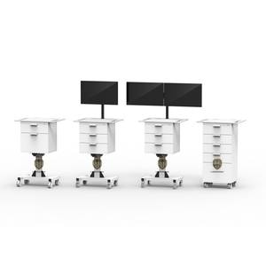 Carro de instrumentos médicos de diseño moderno, material metálico para uso en hospitales y clínicas al aire libre y escolares - Product Image 5