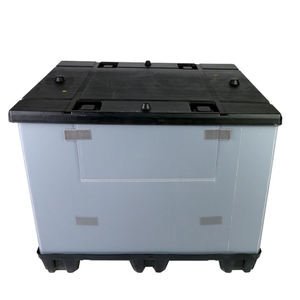 Tái sử dụng polyreeflex Pallet hộp nhựa với <span class=keywords><strong>Stackable</strong></span> sóng thùng cho số lượng lớn gói bán hàng vận chuyển giao thông vận tải - Product Image 1