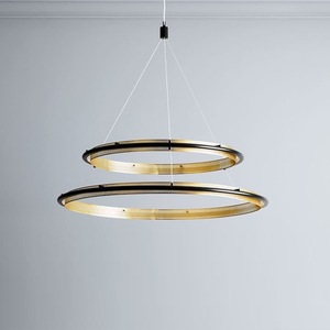 Postmodern Minimalist LED Aluminum Mesh Chandelier Grand Artistic Circle Pendant <b>Light</b> for Living Room <b>Dining</b> Room Bedroom - Product Image 1