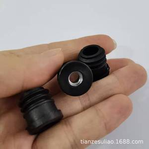 Round Nut Plug M6x16 Plastic Adjustable Furniture <b>Chair</b> Caster Tube Inner Plug Foot <b>Pad</b> - Product Image 4
