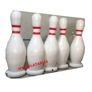 1.5m yüksek hava sıkı şişme insan bowling pimleri bowling lane/insan bowling topu satılık