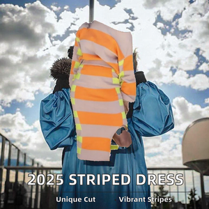 Vestido largo de manga larga para mujer, liso, con abertura, transpirable, estilo casual y elegante, talla grande, recién llegado para primavera - Product Image 2