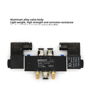 Válvula Solenoide de Doble Cabezal AIRTAC 4v120-06 4v220-08 4v320-10 4v420-15 DC24V DC12V AC220V AC110V Válvula de Cilindro de Doble Control - Product Image 6