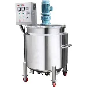 Chemical Equipment Mixer Sta Food Grade High Quality Jacket Mixing Tank Stainless Steel Mixing Tanks Cosmetic Mixing Machine
