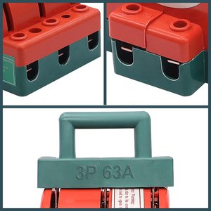 Interruptor de Cuchilla de Desconexión de Tres Polos y Doble Tiro 3P 32A 63A 220V/380V, Interruptor de Conmutación - Product Image 5