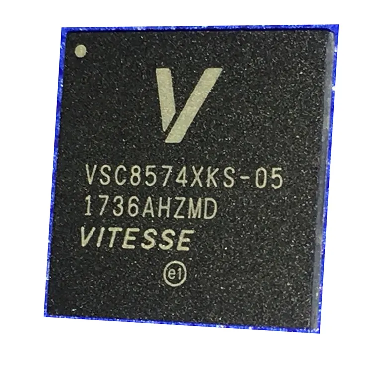 Unique BOM circuit intégré VSC8574XKS-05 PBGA-256 4 Ports GbE Cu/Fiber PHY avec (Q)SGMII et IEEE 1588(Ind Temp) Ci Ethernet