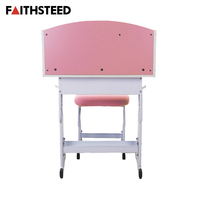 Ensemble bureau et chaise d'étude pour filles, table d'étude pour enfants, meubles miniatures pour maison de poupée