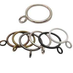 <b>Curtain</b> <b>Rings</b> Gunmetal Color Iron Material Anti Rust Round Shape For <b>Curtain</b> Rods And Shower <b>Curtains</b> - Product Image 2