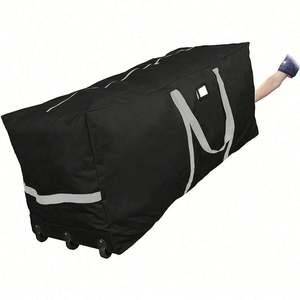 Sac de voyage de Noël de grande taille en Oxford 600D de qualité supérieure, résistant aux déchirures, pour un transport facile - Product Image 1