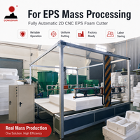 Découpeuse CNC 2D entièrement automatique pour mousse EPS, équipement de découpe à fil chaud contrôlé par PLC pour la production en série d'EPS