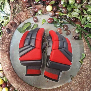 Guantes de críquet de cuero unisex al por mayor, para receptor, con dedos separados, impermeables, con cierre de gancho y bucle, para mano derecha, entrenamiento deportivo - Product Image 3