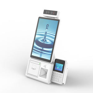 10.1 Inch Desktop Self Service Kiosk Self Ordering Kiosk Check in Kiosk <strong>With</strong> 58 <strong>Printer</strong> NFC Reader <strong>QR</strong> <strong>Code</strong> <strong>Scanner</strong> AIO - Product Image 5