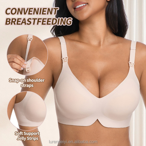 Soutien-gorge d'allaitement sans couture grande taille (S, M, L, XL, 2XL, 3XL, 4XL) pour femmes enceintes et allaitantes, idéal pour poitrines généreuses - Vente en gros - Product Image 3