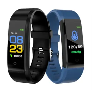 2019最便宜的心率智能带手环手表115 + ID115 + 带血压智能带