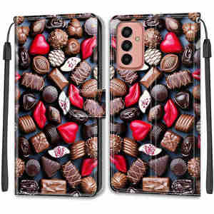 Funda de cuero con estampado de flores de camuflaje Animal para móvil, cubierta trasera para Smasung A73 A53 A73 A52 A72 A13 A14 A54 A22 <span class=keywords><strong>A12</strong></span> A21S A32 A31 - Product Image 4