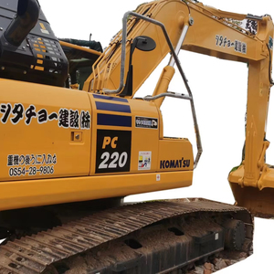 Komatsu Pc220 Pelles 22 tonnes Pelle sur chenilles Komatsu d'occasion Komatsu Pc200 Pc210 Pc220 Original Japon Surplu avec moteur Kubota - Product Image 1