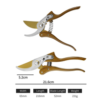 Forbici da Potatura Bypass con Lama in Acciaio SK5, Antiscivolo, per Giardinaggio, Potatura Alberi da Frutto, Bonsai, Uso Intensivo, Affilate, Supporto OEM ODM