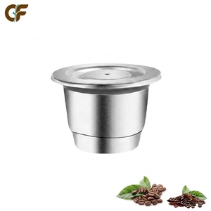Cápsulas <span class=keywords><strong>de</strong></span> Café Reutilizables <span class=keywords><strong>de</strong></span> Acero Inoxidable, Recargables, para <span class=keywords><strong>Nespresso</strong></span> - Product Image 1
