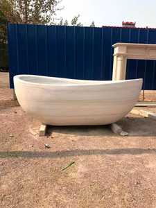 Moderna <span class=keywords><strong>Bañera</strong></span> Portátil Plegable Independiente <span class=keywords><strong>con</strong></span> Superficie <span class=keywords><strong>de</strong></span> Piedra Sólida y Desagüe <span class=keywords><strong>de</strong></span> Mármol Natural para Villas y Bebés - Product Image 6