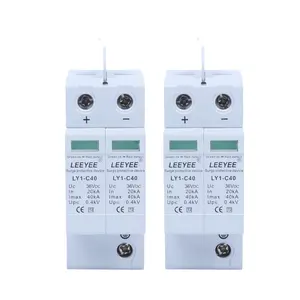 hot sell din rail 2Poles 40KA 24V DC surge protector for DC power system