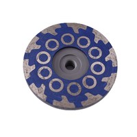 Meule diamantée segmentée en résine de 4 pouces JDK pour le granit et le béton
