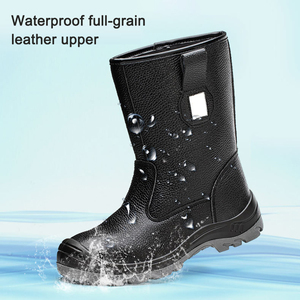 Chaussures de sécurité en PVC à embout d'acier, résistantes aux liquides et aux huiles, pour travaux pétroliers - Product Image 6
