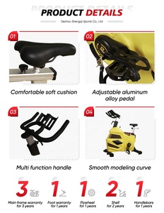 Bicicleta de Ejercicio Magnética Portátil SQ-1029 FITNSS para Entrenamiento Cardiovascular en Casa o Gimnasio - Product Image 4