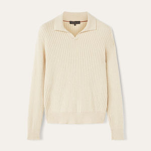 Pull en tricot à col pour homme avec logo personnalisé, tricot de haute qualité en coton, pull à manches longues - Product Image 6