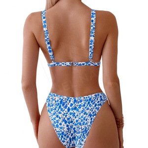 Maillot de bain asymétrique 2025 pour femme, ensemble bikini de luxe 2 pièces avec string en V, séchage rapide - Product Image 2