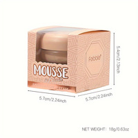 USHAS Fond de teint crème mousse floral européen américain en stock FS446A+B, imperméable, longue durée, hydratant, correcteur