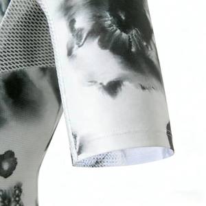 Maillot de cyclisme léger, respirant et à séchage rapide, imprimé style aquarelle chinoise, coupe ajustée pour le cyclisme sur route et VTT - Product Image 4