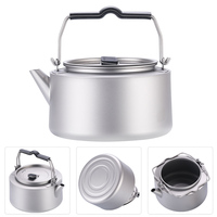 Bouilloires et théières chinoises Tiartisan en titane 0,6L/1L, portables pour le camping, la randonnée, les pique-niques, les barbecues en plein air