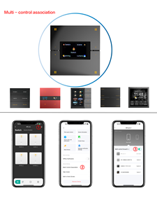 Tuya cuộc sống thông minh ZigBee tường chuyển đổi Dimmable 8-nút đa chức năng chuyển đổi cho rèm điều khiển điện IPS để sử dụng nhà - Product Image 4