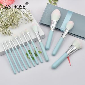 Juego de 11 Brochas de Maquillaje, Brochas para Sombras de Ojos, Juego de Brochas de Maquillaje Bonitas - Product Image 6