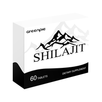 Greenple SHILAJT Comprimés Complément alimentaire Propriété Usine Maturité Technique Pur Himalaya Shilajeet Acide Fulvique