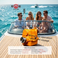 Boîte de vitesses marine JUNLIAN 06 de haute qualité pour petits navires, ingénierie de précision, boîte de vitesses hélicoïdale conique fiable, 16a, réduction 3:1