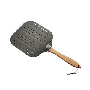 <span class=keywords><strong>Pelle</strong></span> à pizza commerciale pliable <span class=keywords><strong>en</strong></span> aluminium avec manche <span class=keywords><strong>en</strong></span> <span class=keywords><strong>bois</strong></span> perforé <span class=keywords><strong>pour</strong></span> la cuisson de pizzas et pains au <span class=keywords><strong>four</strong></span> - Product Image 2