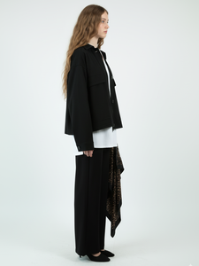 Giacca Casual da Donna in Punto Roma a Tinta Unita con Bottoni Cappotti da Donna - Product Image 2