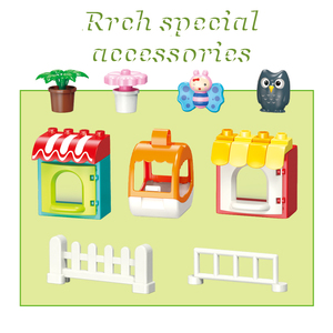 FEELO FL42008 bricolage grande roue vue sur la rue jouet bloc de construction ensemble pour enfants intérieur Playhouse jeu jouet - Product Image 6