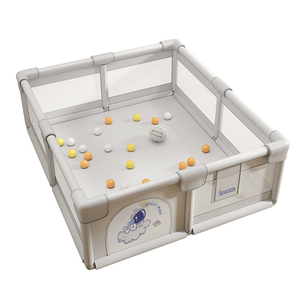 Corralito Plegable Grande para Bebés con Tapete Grueso, Área de Juego Segura para Niños Pequeños, Corralito Portátil para Interiores - Product Image 1