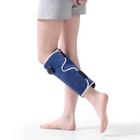 Masseur de mollets avec compression d'air pulsée, batterie intégrée et réglage de la minuterie, masseur de jambes pour la relaxation et la récupération à domicile