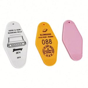 Clear Plastic Keychain Glitter Acrylic Motel <b>Key</b> <b>Chains</b> - Product Image 1