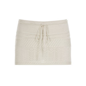 กระโปรงทรงดินสอสีพื้นแบบสั่งทำสำหรับผู้หญิง เอวธรรมชาติ มินิ โบโฮ ชุดคลุมชายหาด สไตล์ Y2K สตรีทแวร์ ฤดูร้อน ระบายอากาศได้ดี - Product Image 6